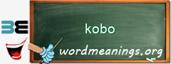 WordMeaning blackboard for kobo